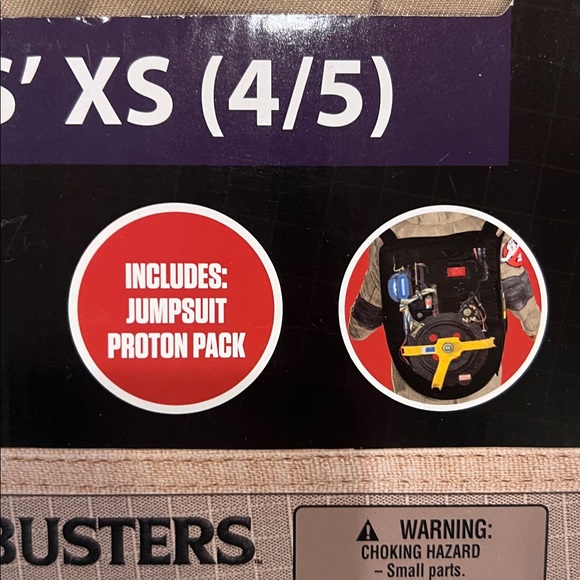 Ghostbusters Boys' Costume XS 4/5 - Picture 3 of 6